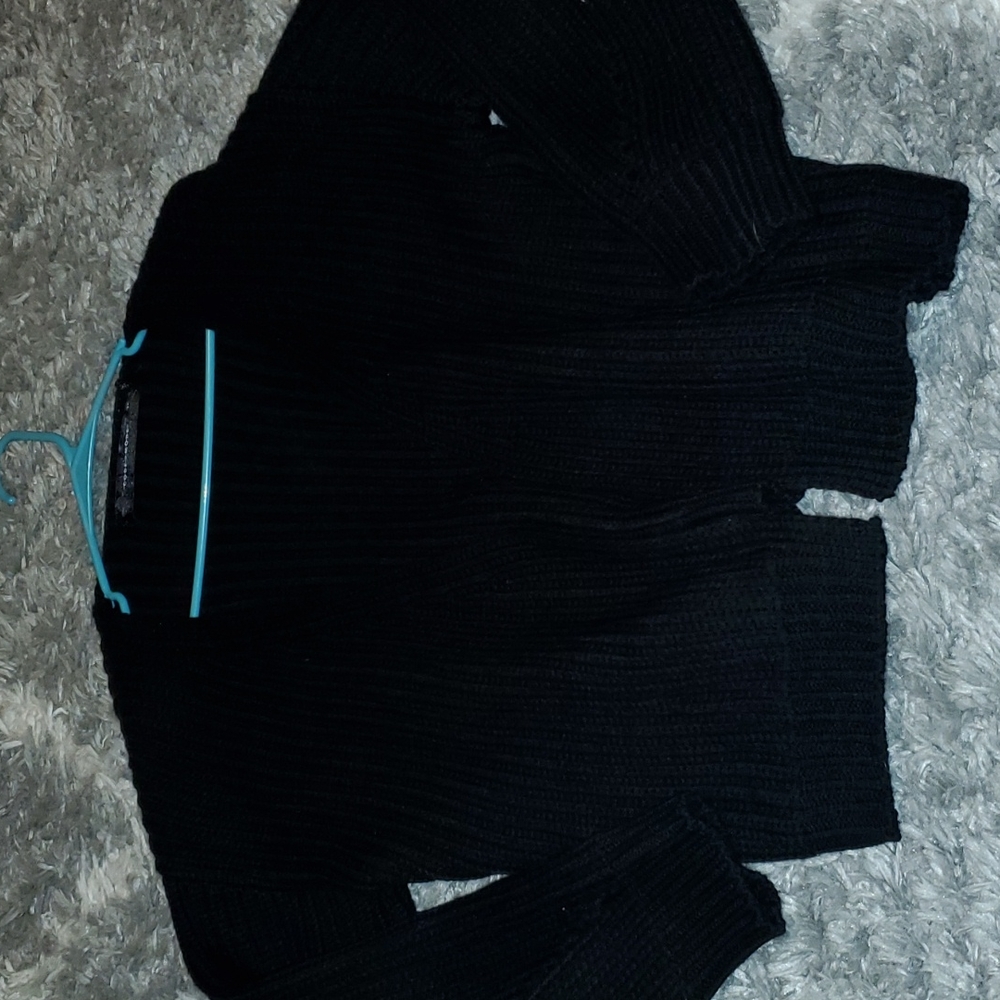 Black cardigan
